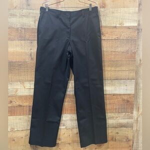 New With Tags Edward’s Ladies Black Work Pants Chinos Size 10 (Inseam 30”)